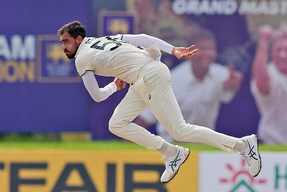 Sri Lanka vs Australia Cricket SL vs AUS 1st Test Day 3 photo: Mitchell Starc 