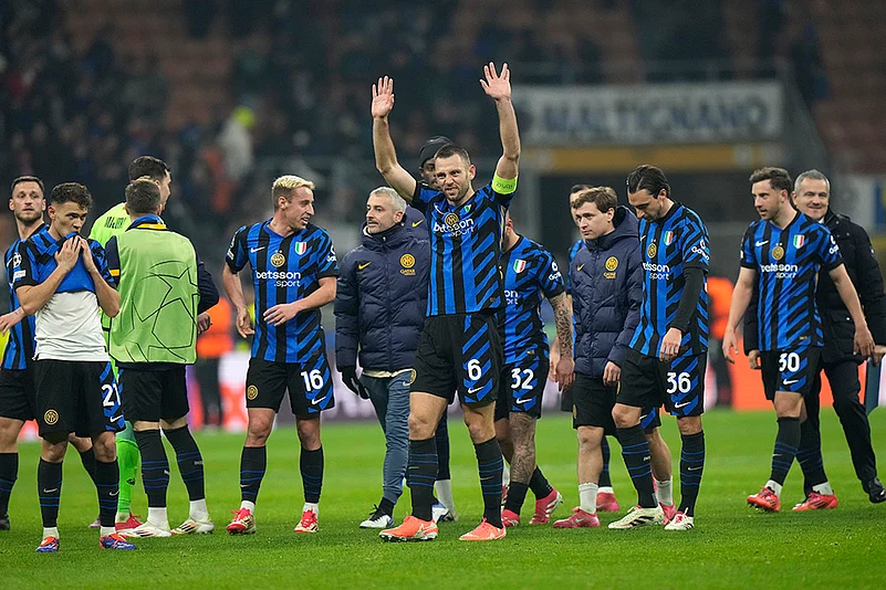 UEFA Champions League UCL soccer Inter Milan vs Monaco match photo: 1
