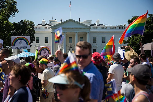 Parade infront of White House