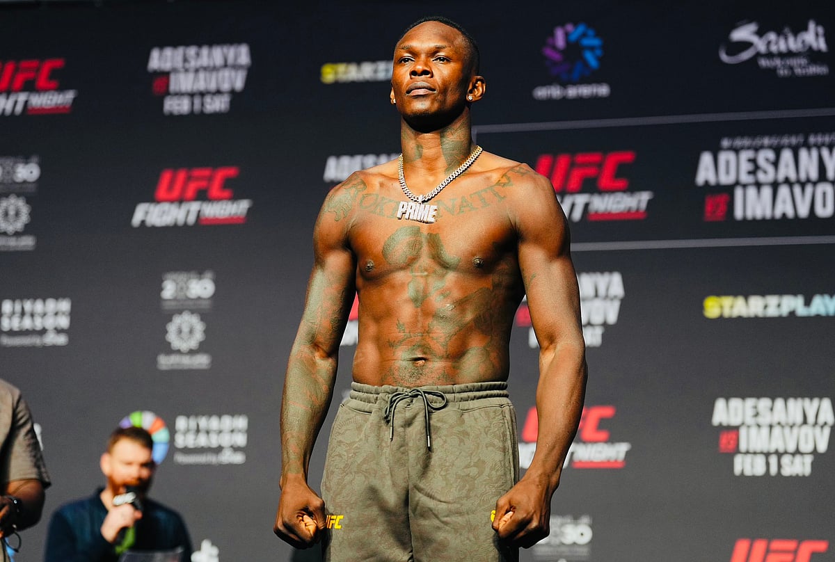 X/Israel Adesanya : Israel Adesanya.