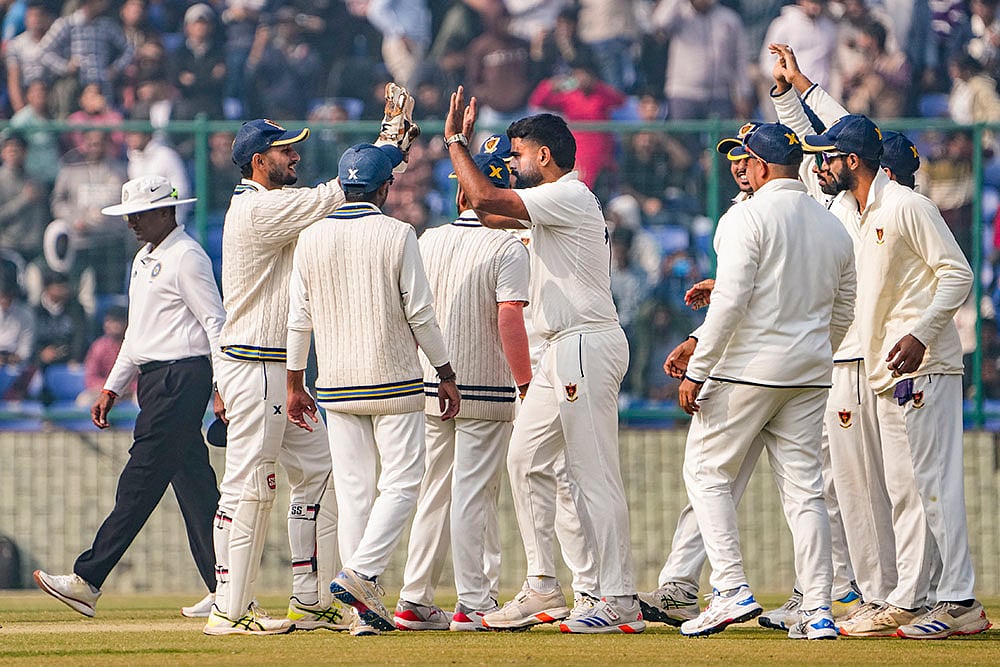 Ranji Trophy Delhi vs Railways-Day 2 _ Himanshu Sangwan 