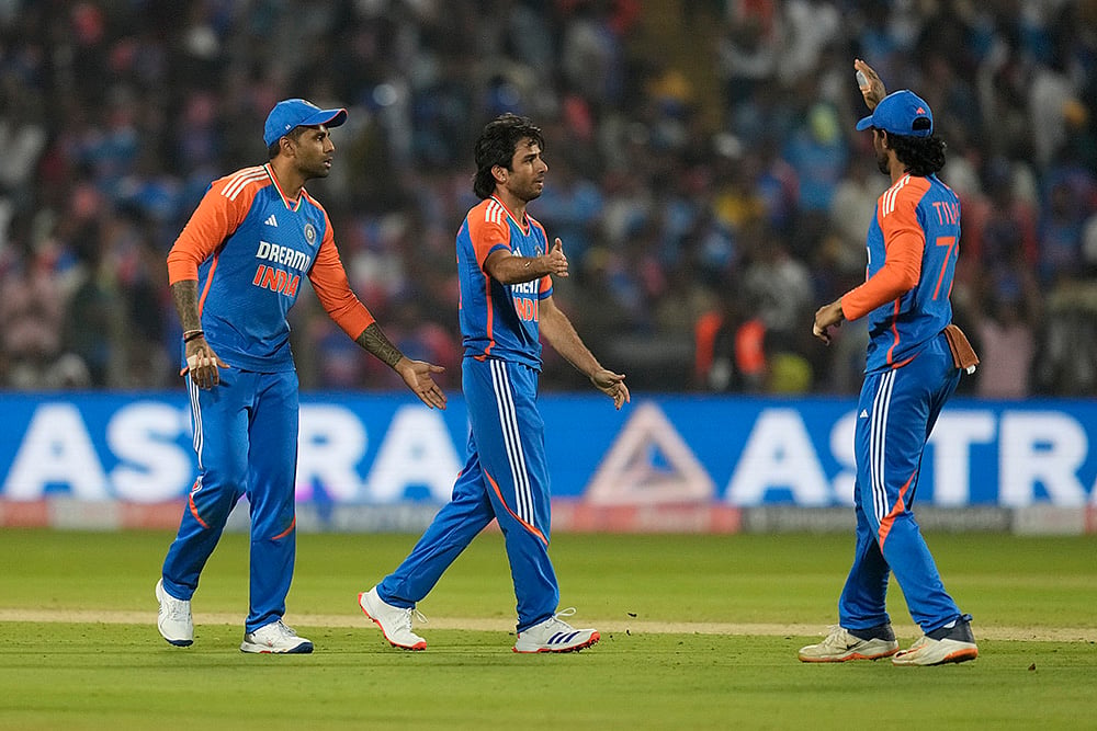 India vs England Cricket IND vs AUS 4th T20I pics from Pune: Ravi Bishnoi