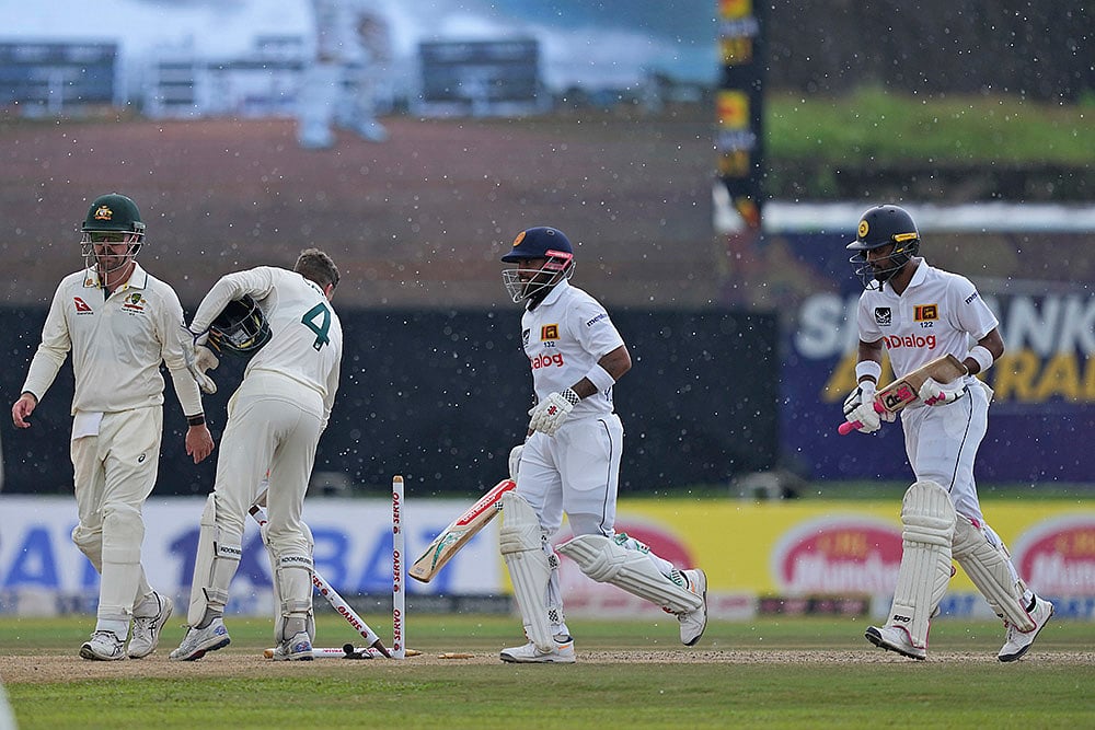 Sri Lanka vs Australia Cricket SL vs AUS 1st Test Day 3 photo: Kusal Mendis