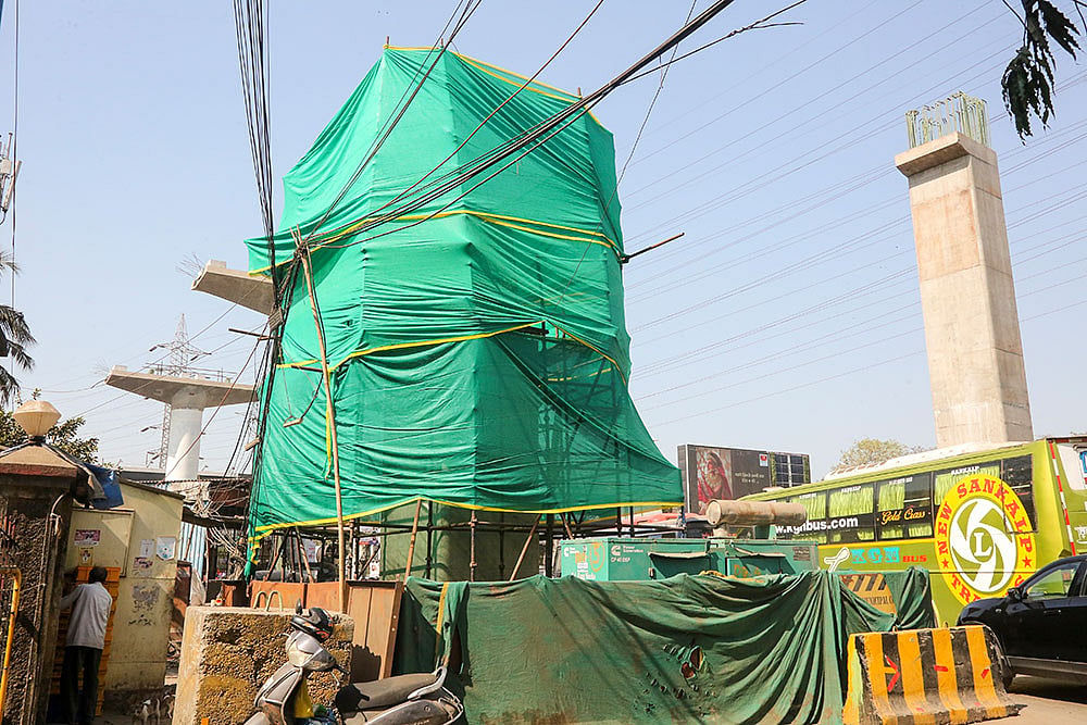 Metro pillar collapse in Mumbai