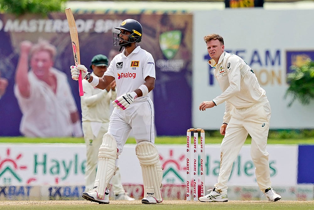 Sri Lanka vs Australia Cricket SL vs AUS 1st Test Day 3 photo: Dinesh Chandimal