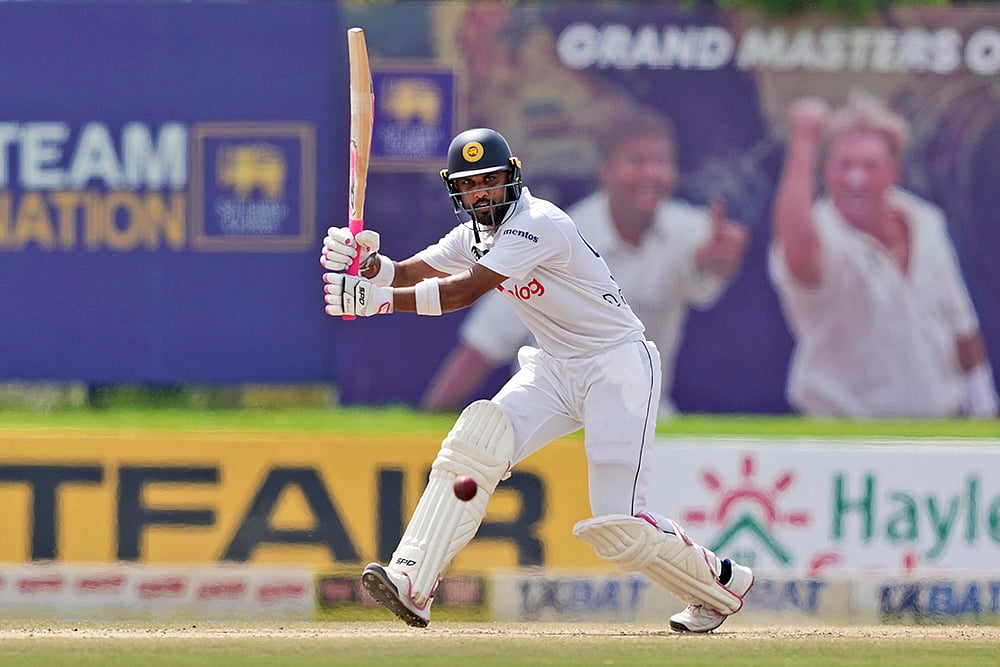 Sri Lanka vs Australia Cricket SL vs AUS 1st Test Day 3 photo: Sri Lankas Dinesh Chandimal 