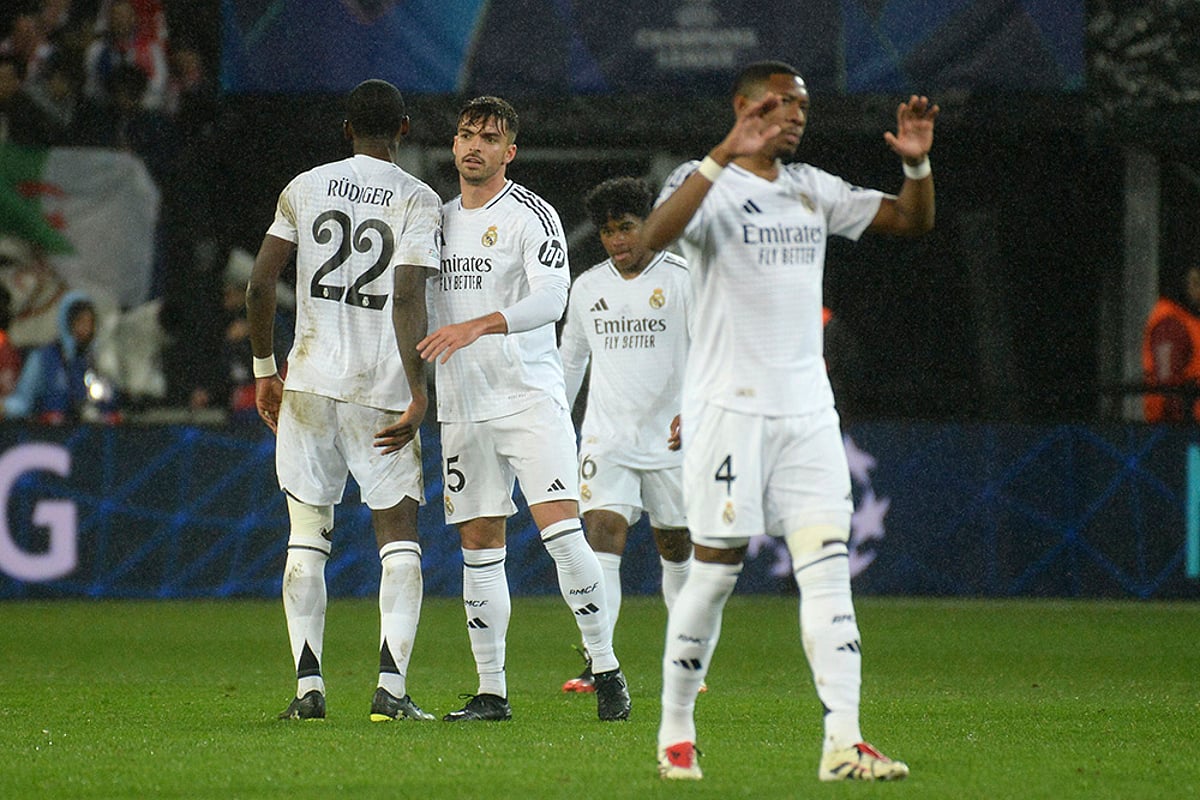 UEFA Champions League UCL soccer Real Madrid vs Brest FC match photo: 1