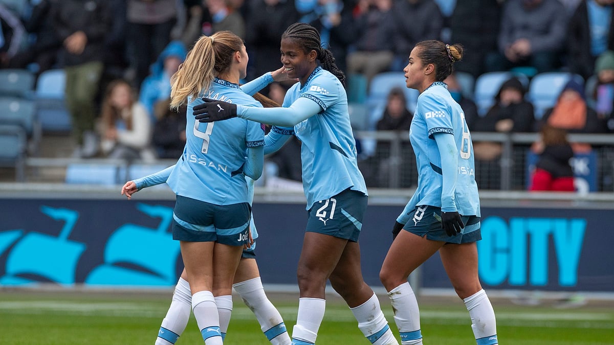 Manchester City celebrate
