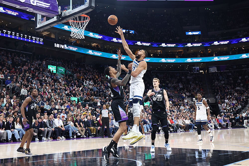 NBA Basketball Game: Utah Jazz vs Minnesota Timberwolves