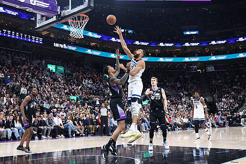 NBA Basketball Game: Minnesota Timberwolves vs Utah Jazz