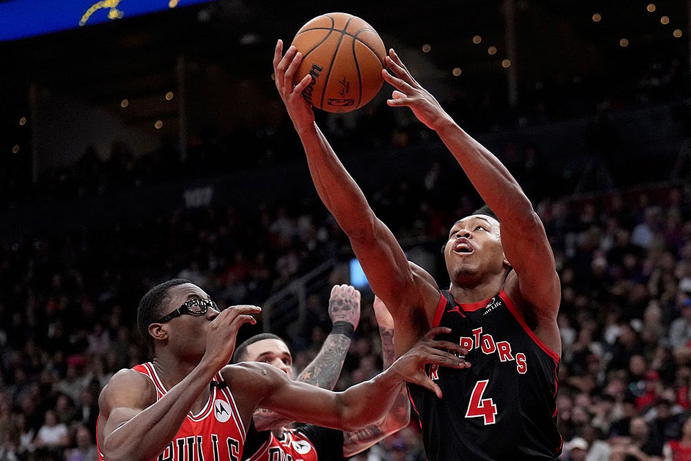 NBA Basketball Game: Chicago Bulls vs Toronto Raptors
