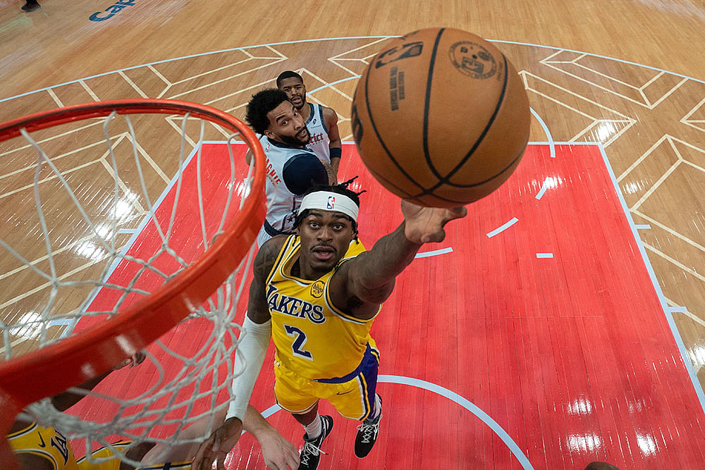 NBA Basketball Game: Washington Wizards vs Los Angeles Lakers