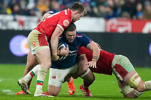 Six Nations Rugby Union Match: France vs Wales