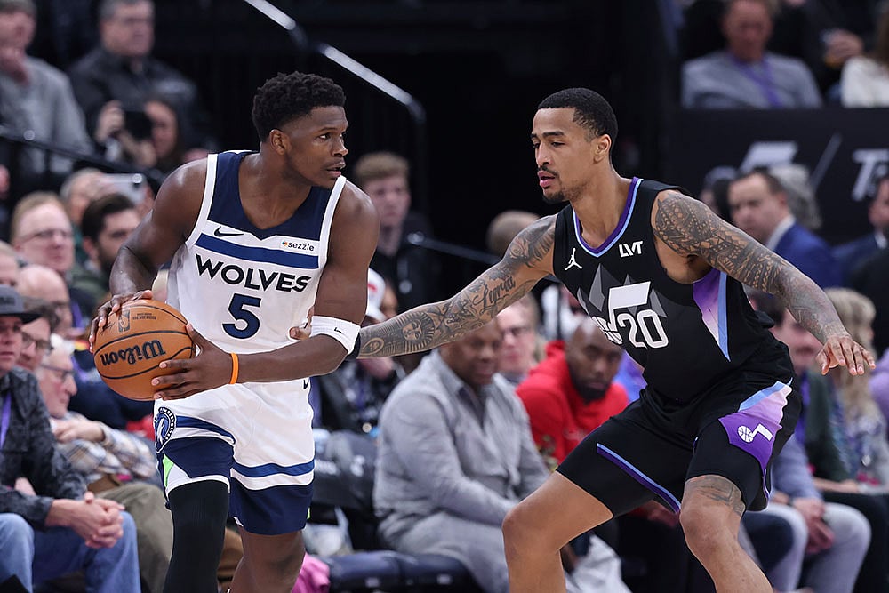 NBA Basketball: Utah Jazz vs Minnesota Timberwolves