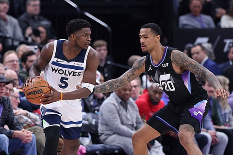 NBA Basketball: Minnesota Timberwolves vs Utah Jazz