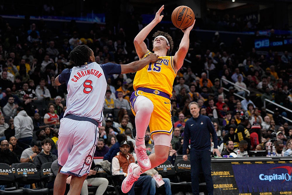 NBA Basketball: Washington Wizards vs Los Angeles Lakers