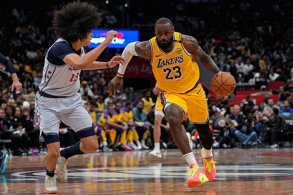 NBA Basketball: Los Angeles Lakers vs Washington Wizards
