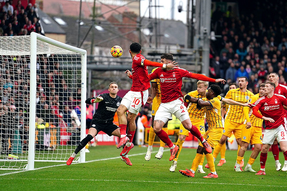 English Premier League soccer Nottingham Forest Vs Brighton photo: Morgan Gibbs-White