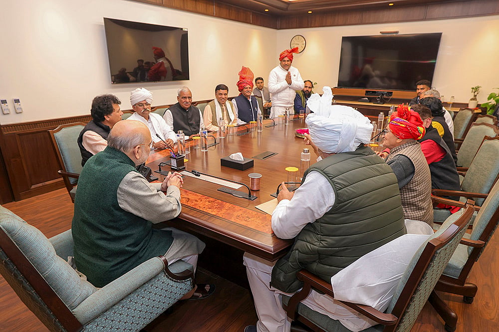HM Shahs meeting with Delhi rural villages