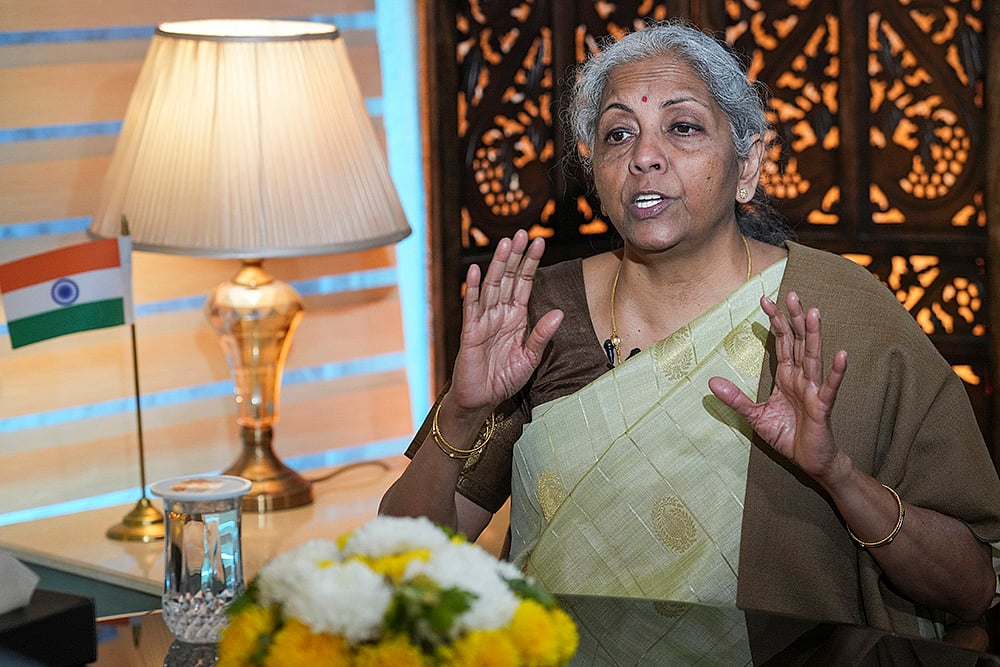 Nirmala Sitharamans interview with PTI