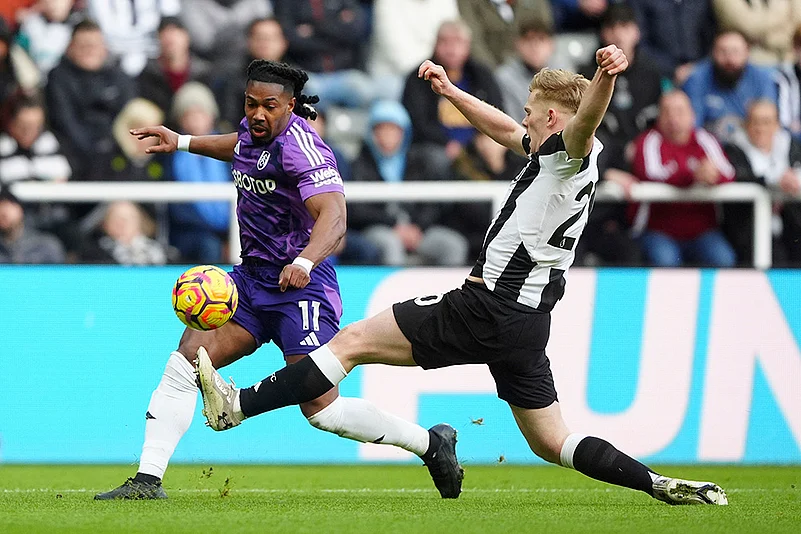 English Premier League soccer Newcastle United and Fulham photo: Adama Traore