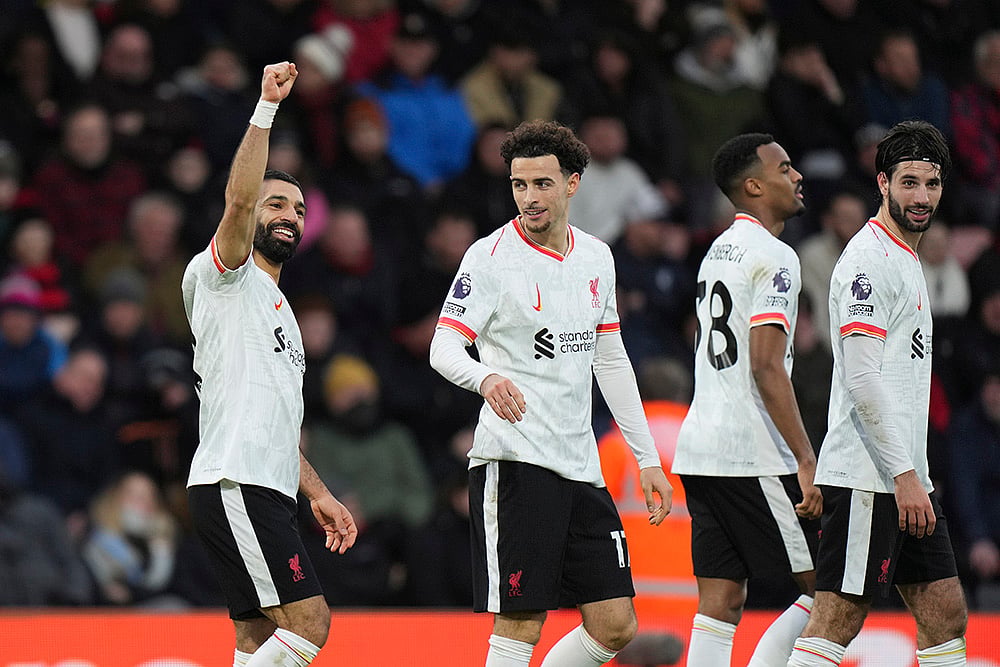 English Premier League soccer Bournemouth vs Liverpool photo: Mohamed Salah