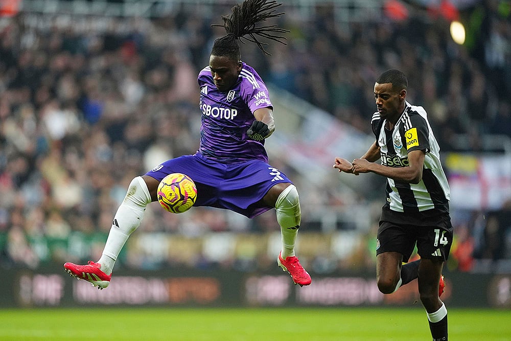 English Premier League soccer Newcastle United and Fulham photo: Alexander Isak 