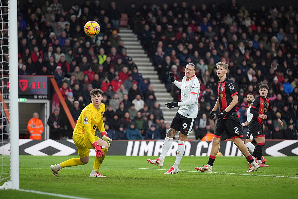 English Premier League soccer Bournemouth vs Liverpool photo: Mohamed Salah 