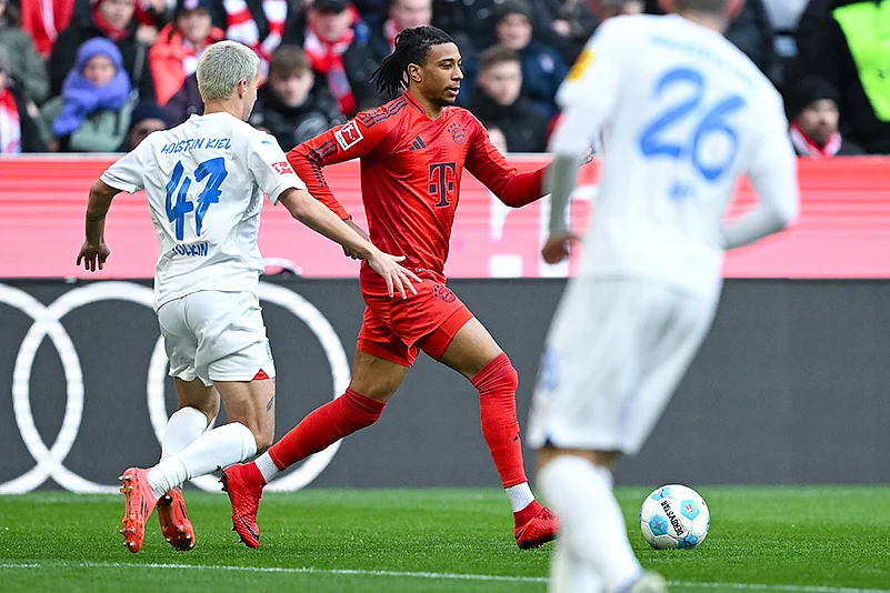 Germany Soccer Bundesliga Bayern Munich and Holstein Kiel photo: Michael Olise
