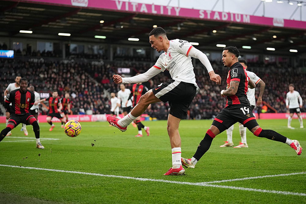 English Premier League soccer Bournemouth vs Liverpool photo: Trent Alexander-Arnold