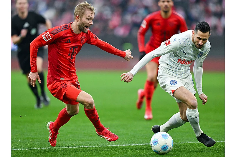 Germany Soccer Bundesliga Bayern Munich and Holstein Kiel photo: Konrad Laimer