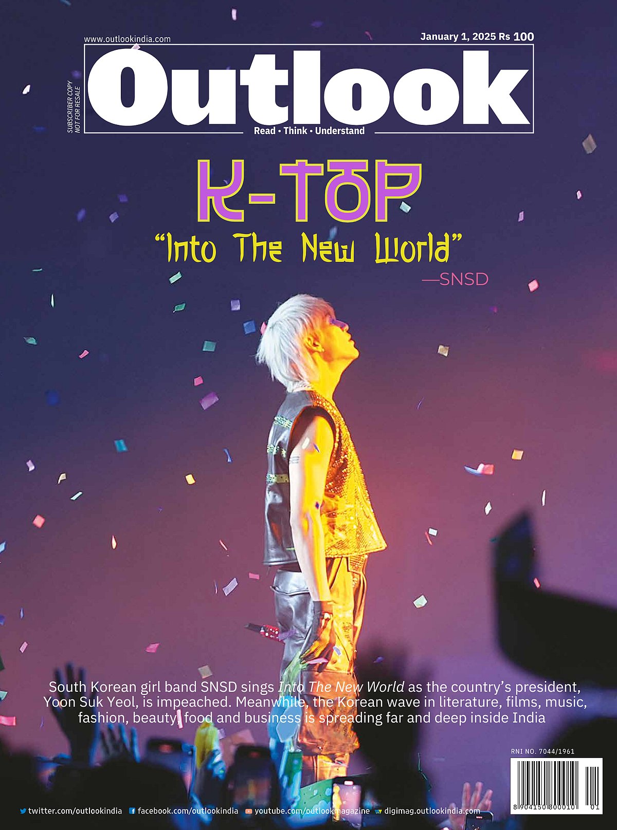Outlook Magazine cover