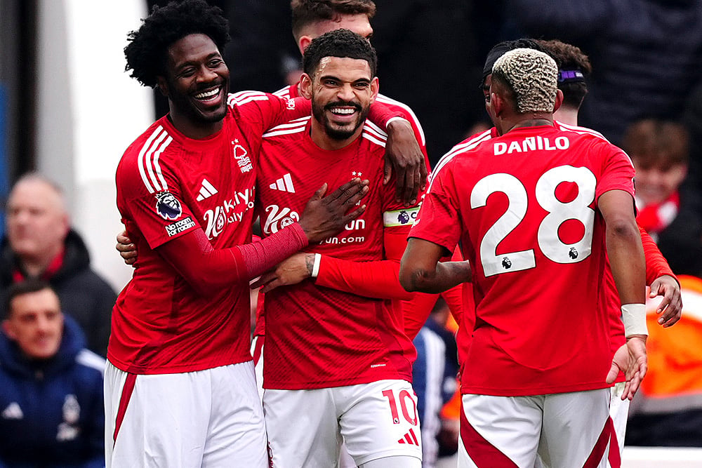 English Premier League soccer Nottingham Forest Vs Brighton photo: Morgan Gibbs-White