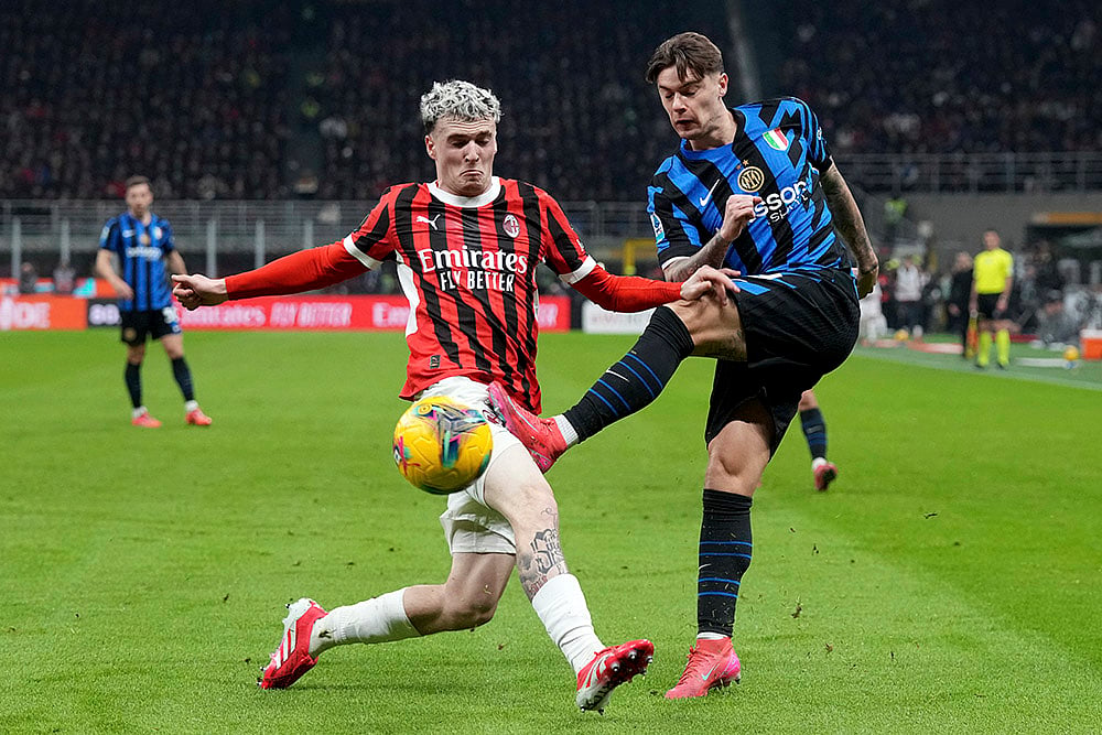 Italian Serie A soccer AC Milan vs Inter Milan match photo: Nicola Zalewxki