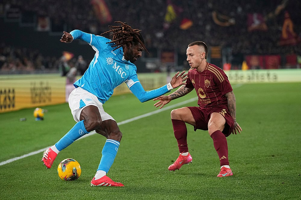 Italian Serie A soccer AS Roma vs Napoli match photo: Leonardo Spinazzola