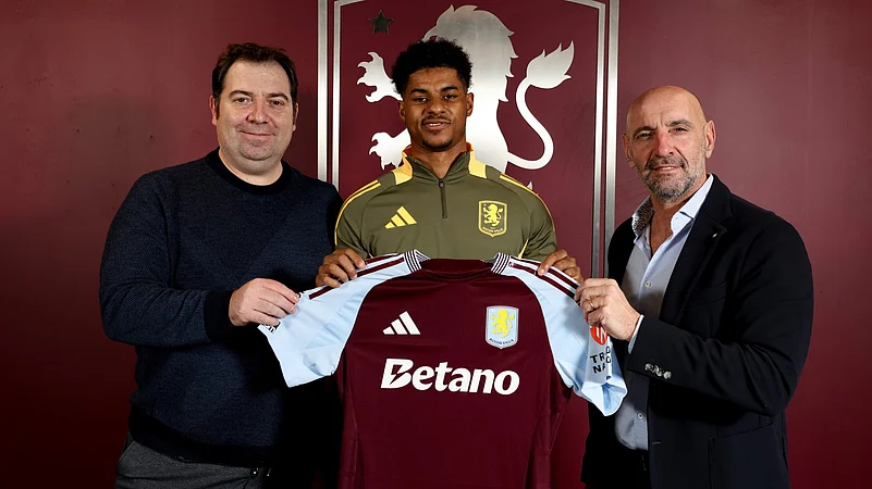 Aston Villas new signing Marcus Rashford