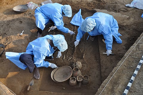 Burial from Rakhigarhi mound no 7