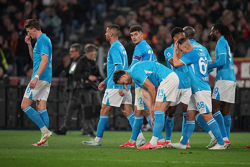 Italian Serie A soccer AS Roma vs Napoli match photo: Leonardo Spinazzola