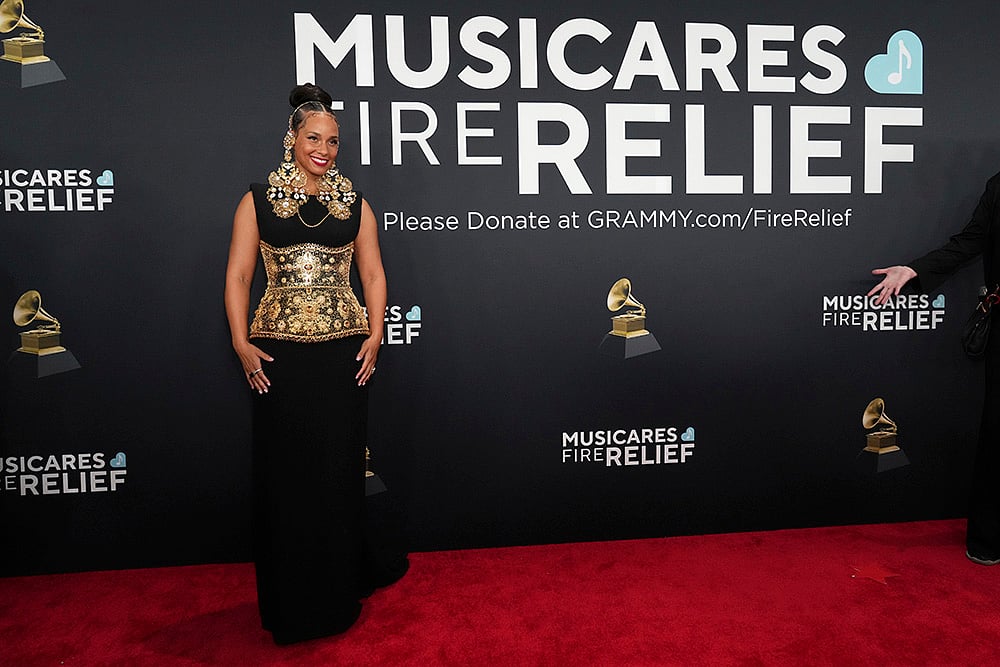 67th Annual Grammy Awards 2025 Celebs Arrivals: Celebrity fashion pics_Alicia Keys