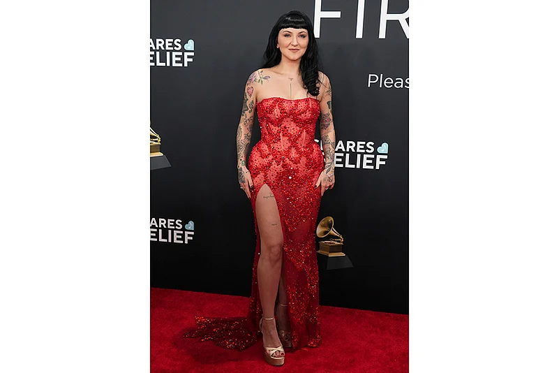 67th Annual Grammy Awards 2025 Celebs Arrivals: Celebrity fashion pics_Julia Michaels