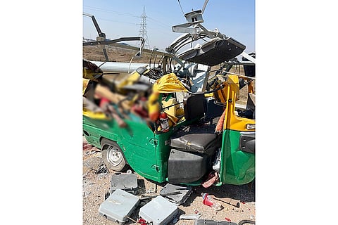 2 killed after electric pole fell on auto-rickshaw