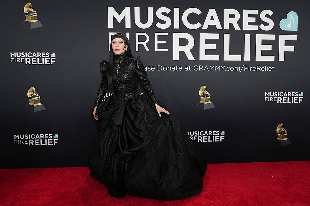 67th Annual Grammy Awards 2025 Celebs Arrivals: Celebrity fashion pics_Lady Gaga