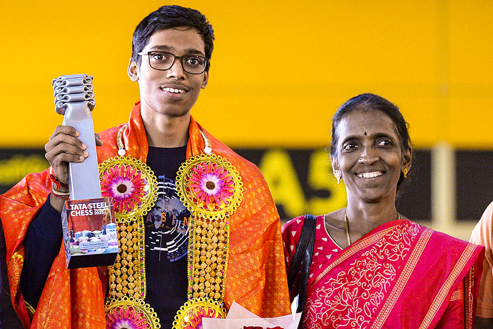 R Praggnanandhaa returns to India
