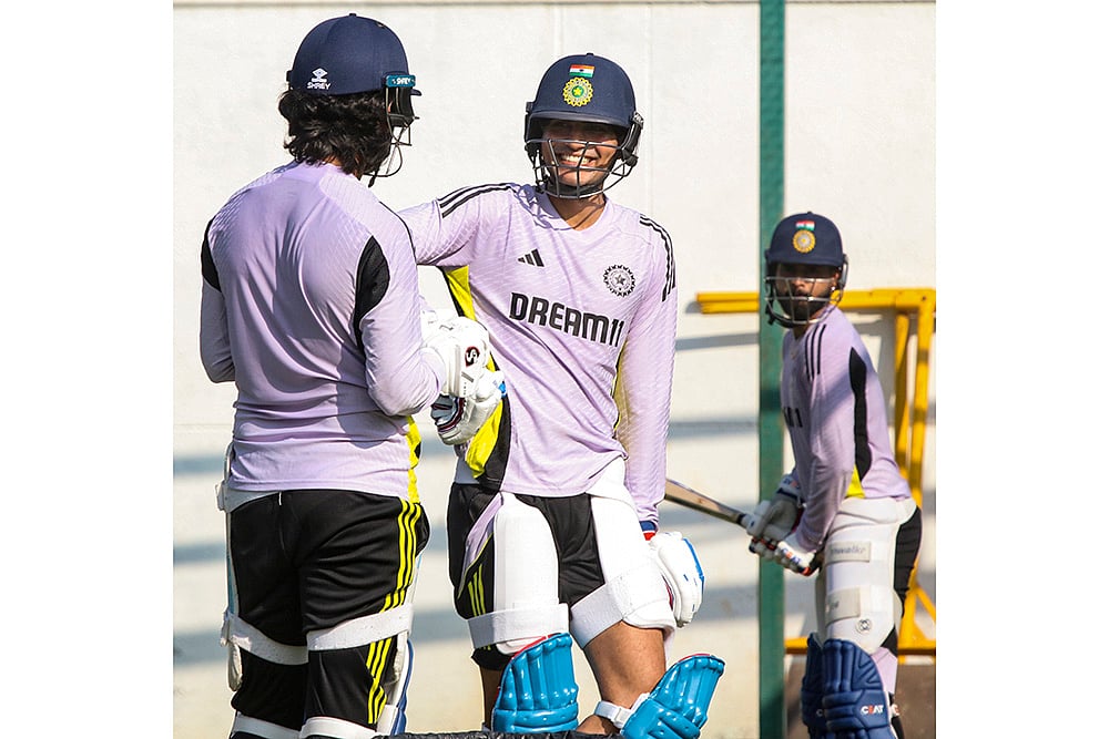 India and England ODI cricket Team India at practice session: Shubman Gill