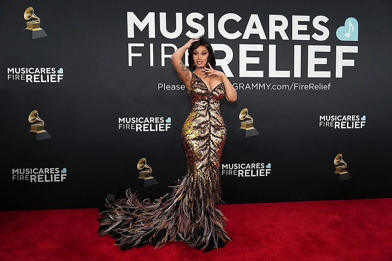67th Annual Grammy Awards 2025 Celebs Arrivals: Celebrity fashion pics_Cardi B