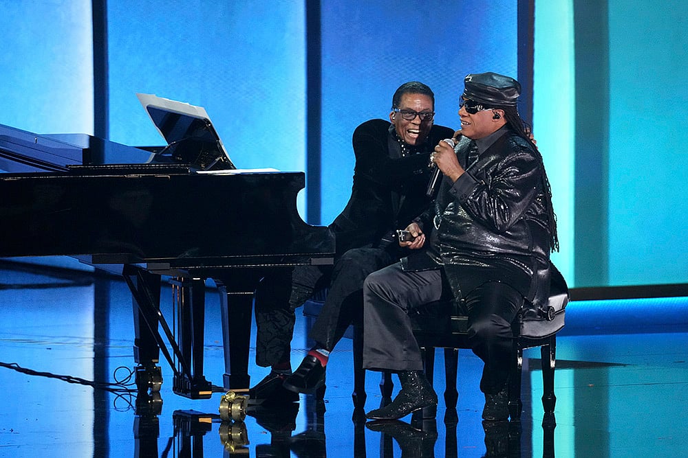 67th Annual Grammy Awards 2025 in Los Angeles: Herbie Hancock, Stevie Wonder