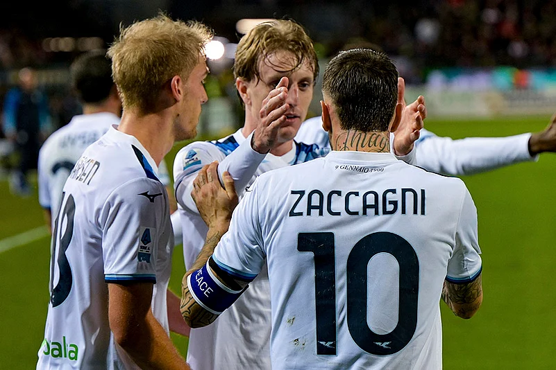 Italian Serie A soccer Cagliari vs Lazio match pics: Mattia Zaccagni