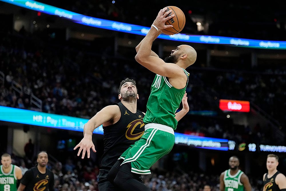 NBA Basketball game Boston Celtics vs Cleveland Cavaliers: Derrick White