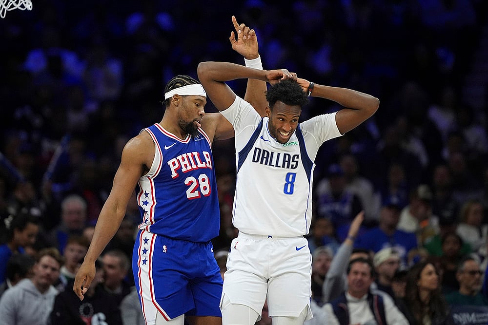 NBA Basketball game Philadelphia 76ers vs Dallas Mavericks: Guerschon Yabusele