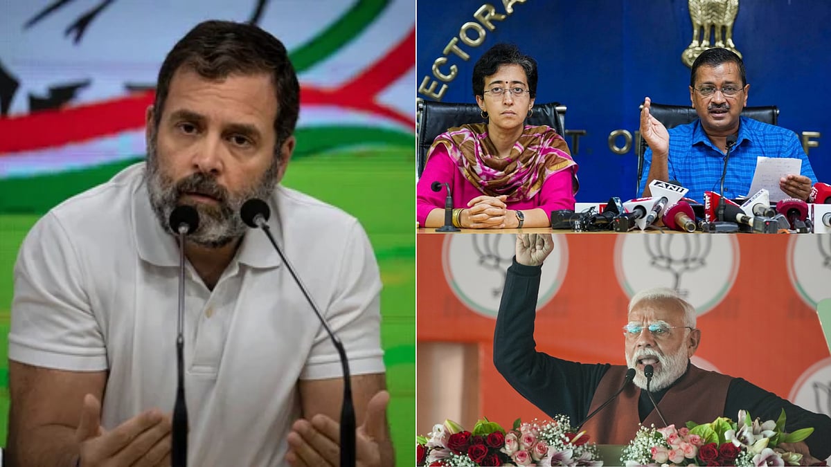 AAP, BJP and Congress are locked in a tight contest for the capital - | Photo: AP/PTI